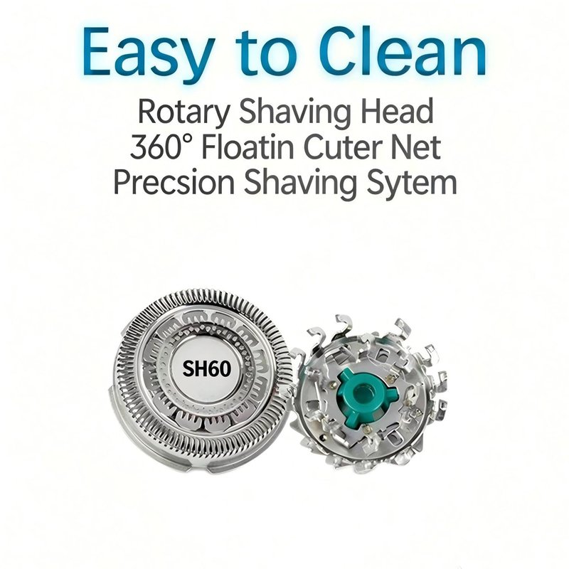 SH60 Replacement Shaver Heads Compatible with Philips Norelco Series 6000, Upgraded Electric Razor Blades for S6880 S6810 S6850 S6xxx, Replacement Heads for Philips Shaver Series 6000