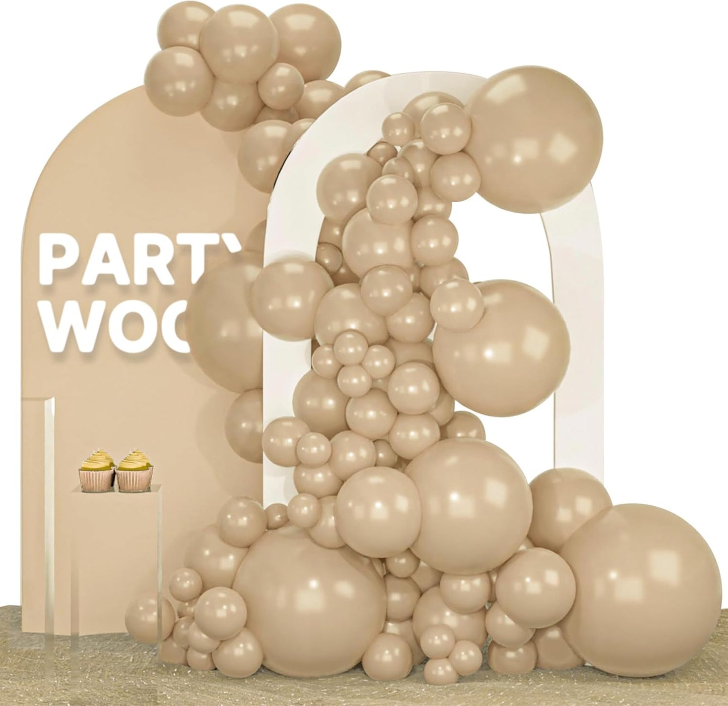 Black Balloon Arch Kit - 140 Pcs in 5-18 Inch Sizes for Baby Showers, Birthdays & Anniversaries | Elegant Black Decor