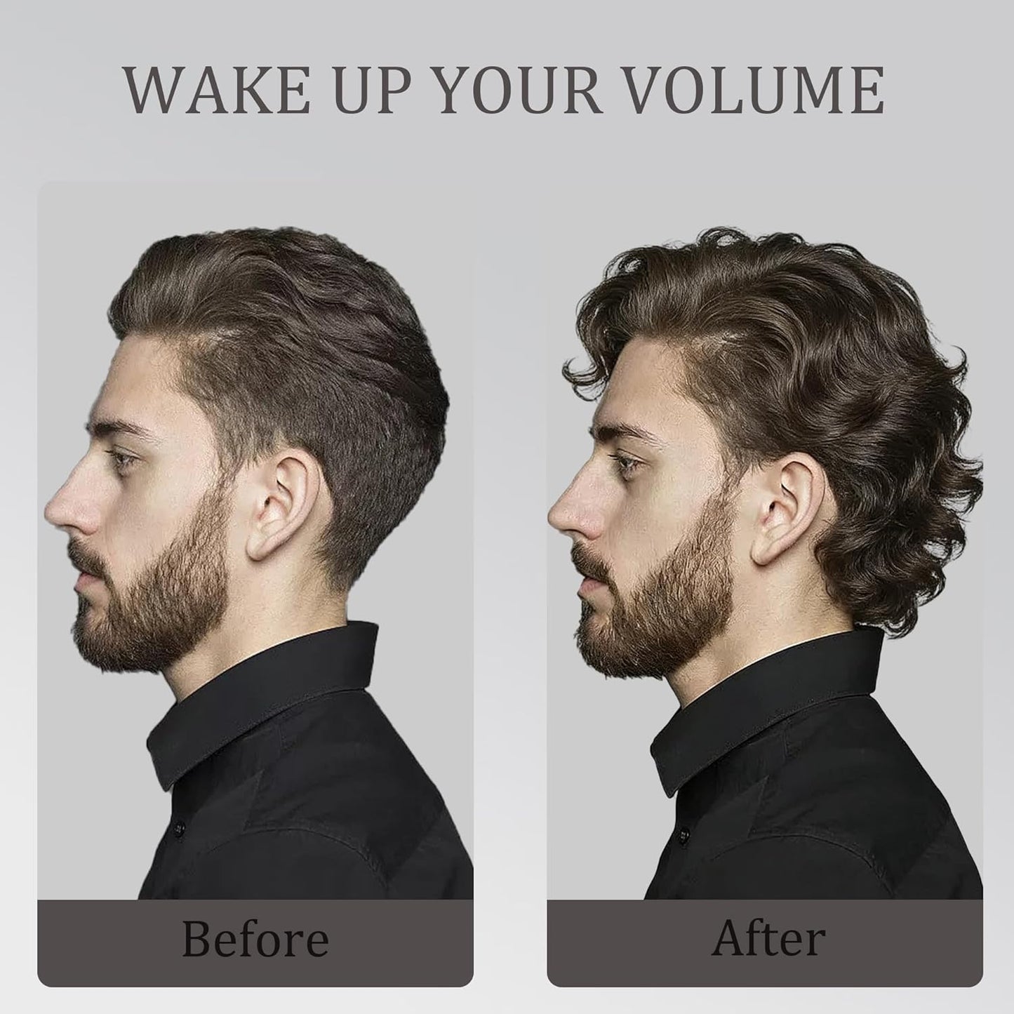 Texturizing Comb for Men - 2 Pack Wide Tooth Hair Volume & Root Lifting Styling Comb for Thick, Curly & Wavy Hair
