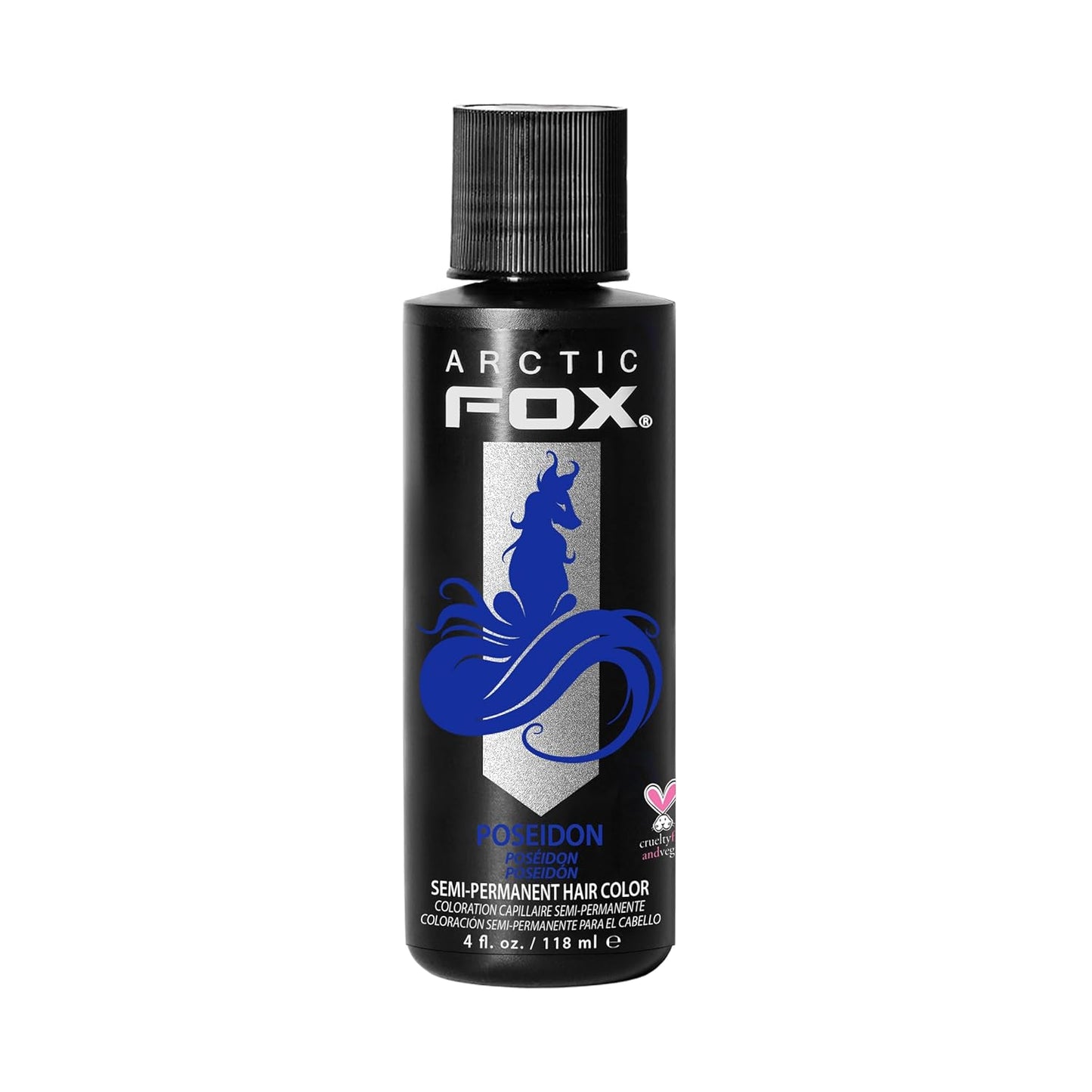 Arctic Fox Semi-Permanent Hair Dye - Vibrant Purple AF Color | Vegan, Ammonia-Free, 4 Fl Oz