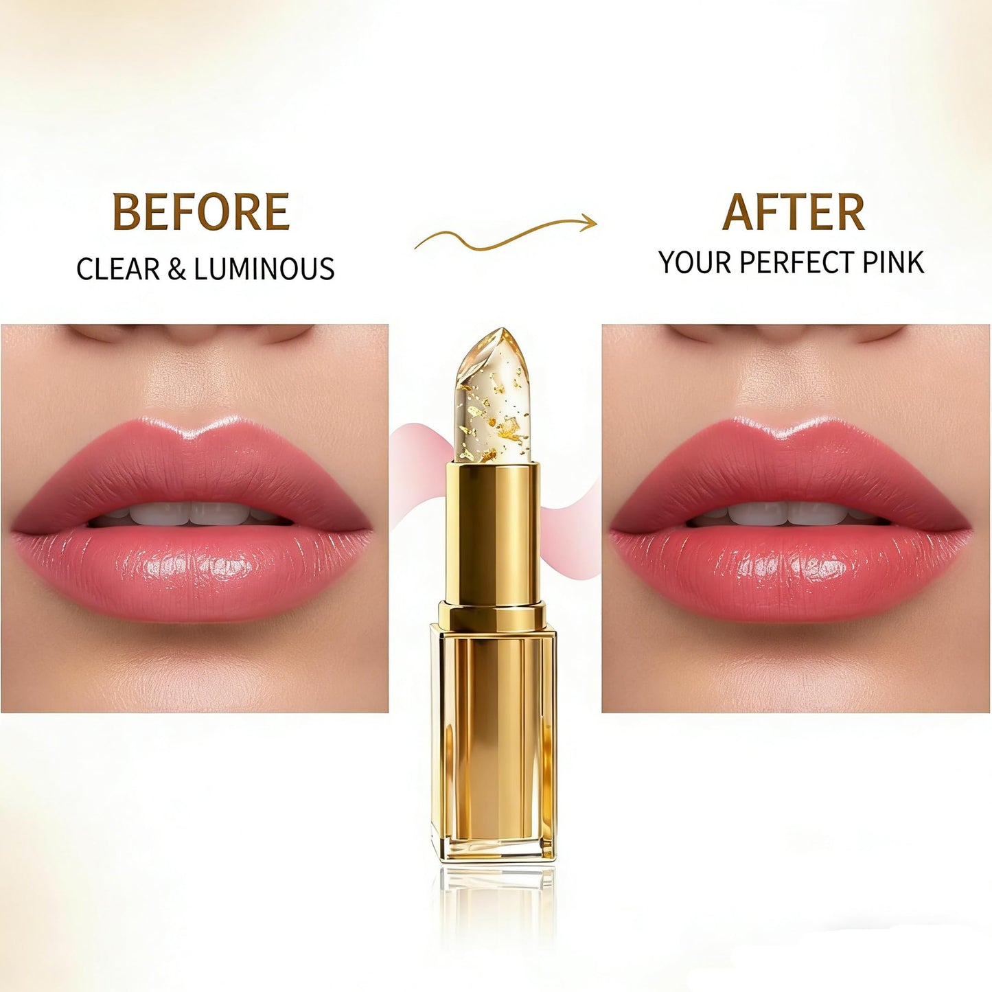 Areliaa Lipstick, PH Adjusting Lipstick for Mature Women, Transferproof Clear Lip Gloss, Long-Lasting 8+ Hours Hydration Lip-stick Without Stripping, Suitable for All Skin Tones (3PCS)