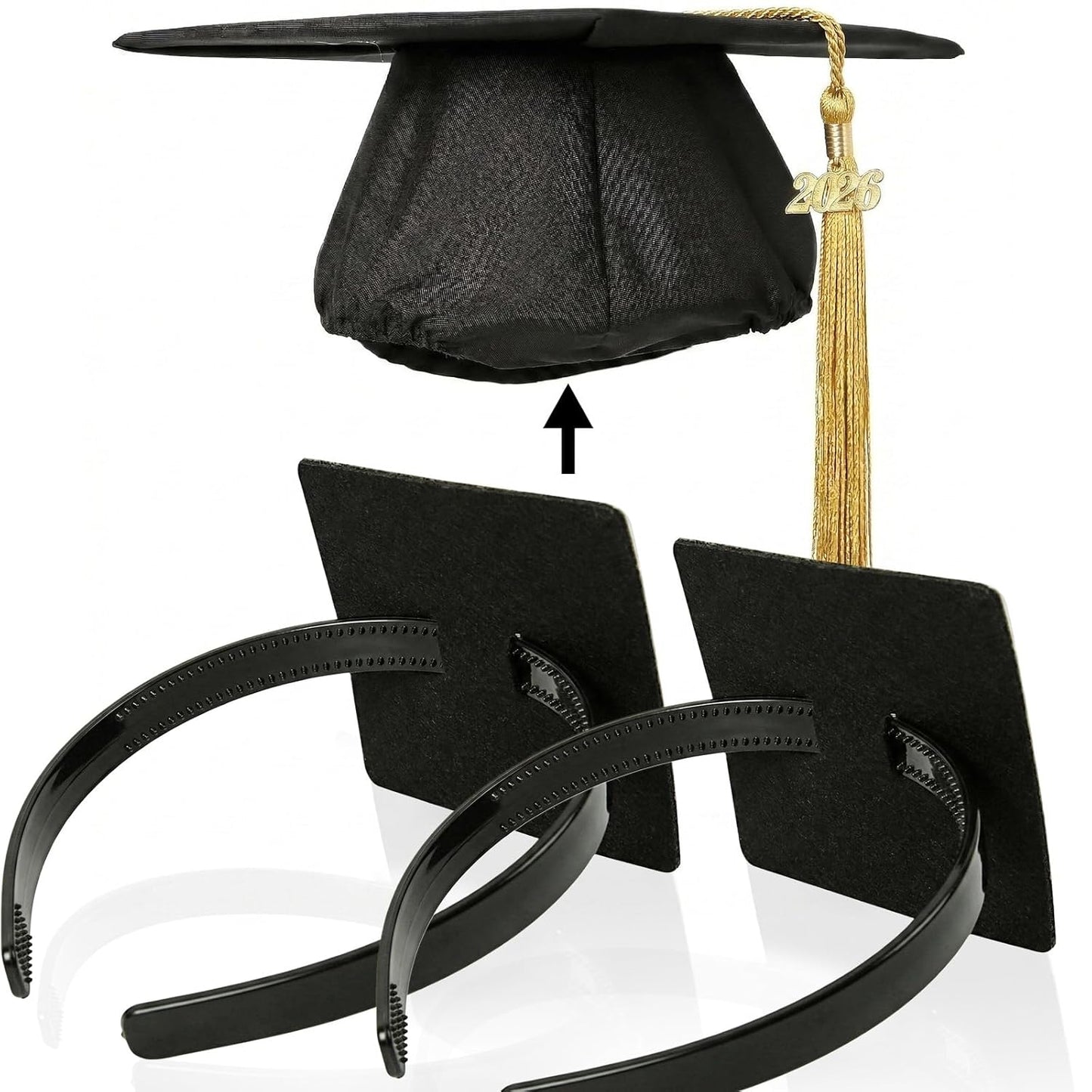 Graduation Cap Headband - Firm Anti-Fall Hairband for Graduates | Perfect Gift for Students & Women