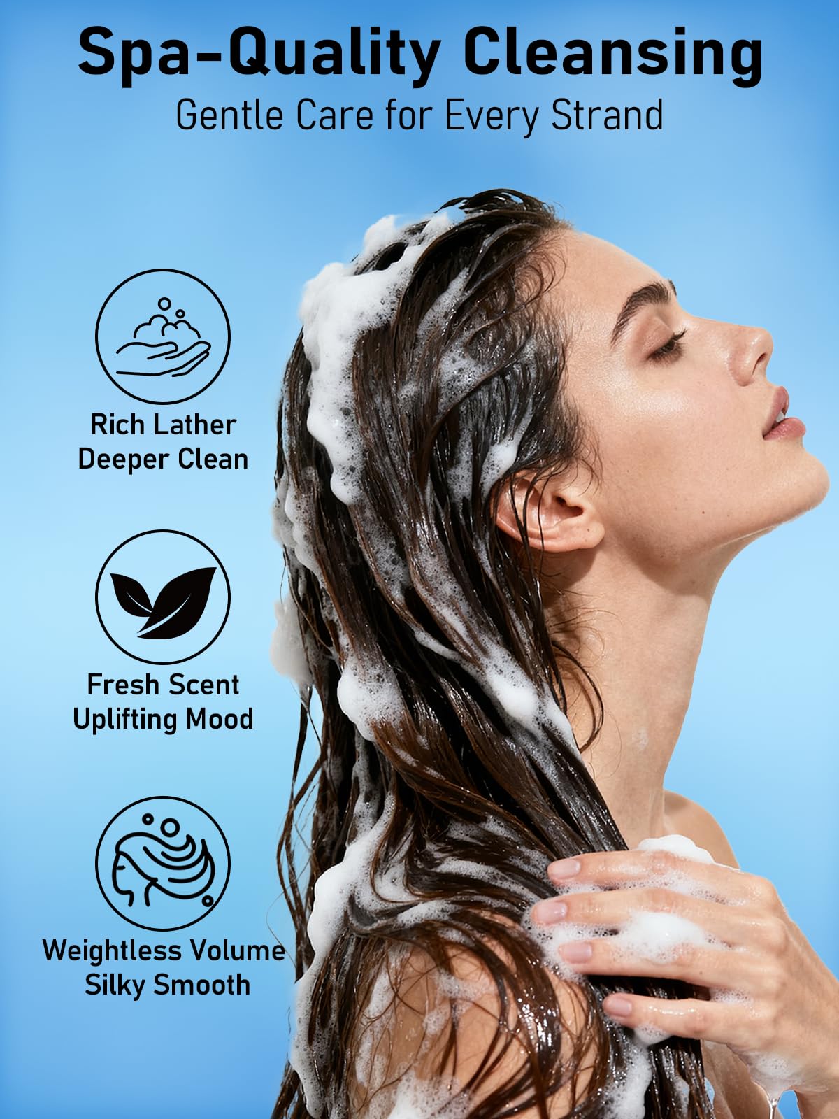 Gembooxt Anti Dandruff Shampoo【10x Dandruff Control】 Ketoconazole Shampoo 1% 【Maximum OTC Strength & Clinically Effective】 for Seborrheic Dermatitis, Itchy Scalp, Antifungal Treatment for Men & Women