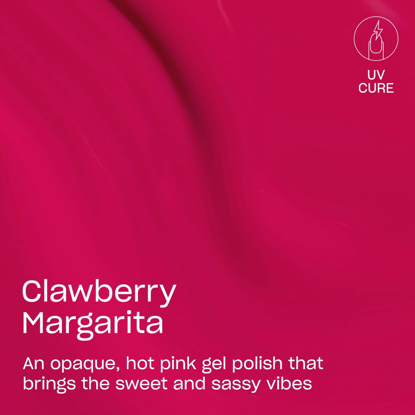 OPI GELement Clawberry Margarita | Opaque Bright Hot Pink Crème LED Cure Gel Nail Polish | DIY Salon Quality Gel Manicure | Vegan Formula, Durable Wear with High Shine Finish | 0.3 Fl Oz.