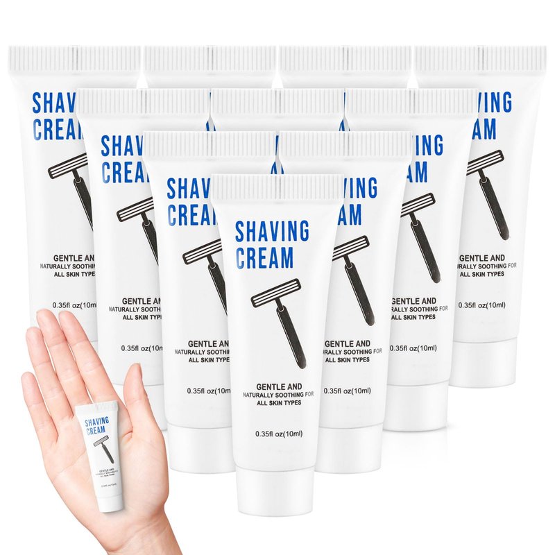 200 Shaving Cream Bulk Travel 10ml/0.35fl oz,Disposable Shaving Cream in Bulk Travel Shave Cream for Hotel Homeless,Verbena