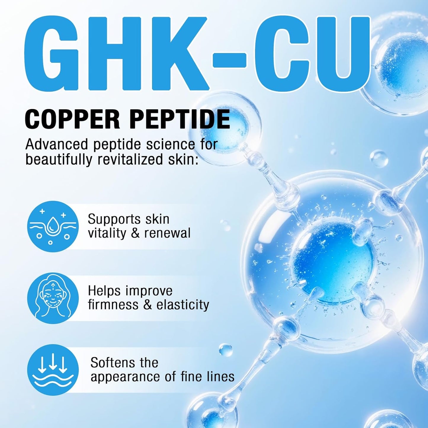 GHK-Cu Copper Peptide Face Cream - Beef Tallow Moisturizer for Dry Skin | 120g