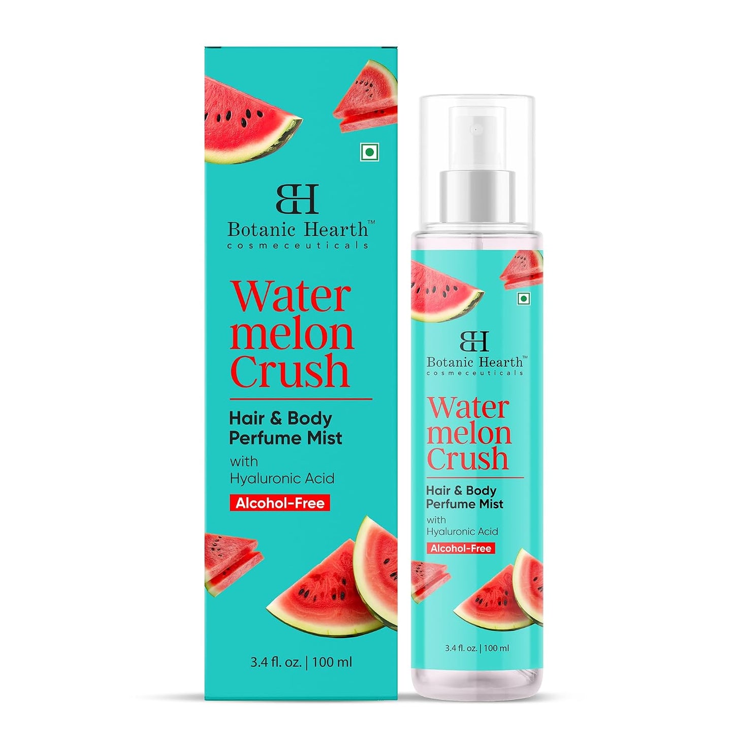 Botanic Hearth British Rose Hair Perfume - Long-Lasting Alcohol-Free Body Mist | 3.4 Fl Oz