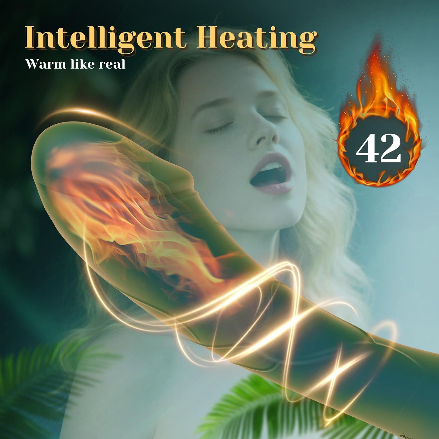 Portable Vibrating Massager -Clitioral Sucker Relaxes Muscles Heating Modes Viboataors Toy Couples- for Body and Back Foot Silent Personal for Sports Massage Adult Tools Relaxation PWn4 (Green)