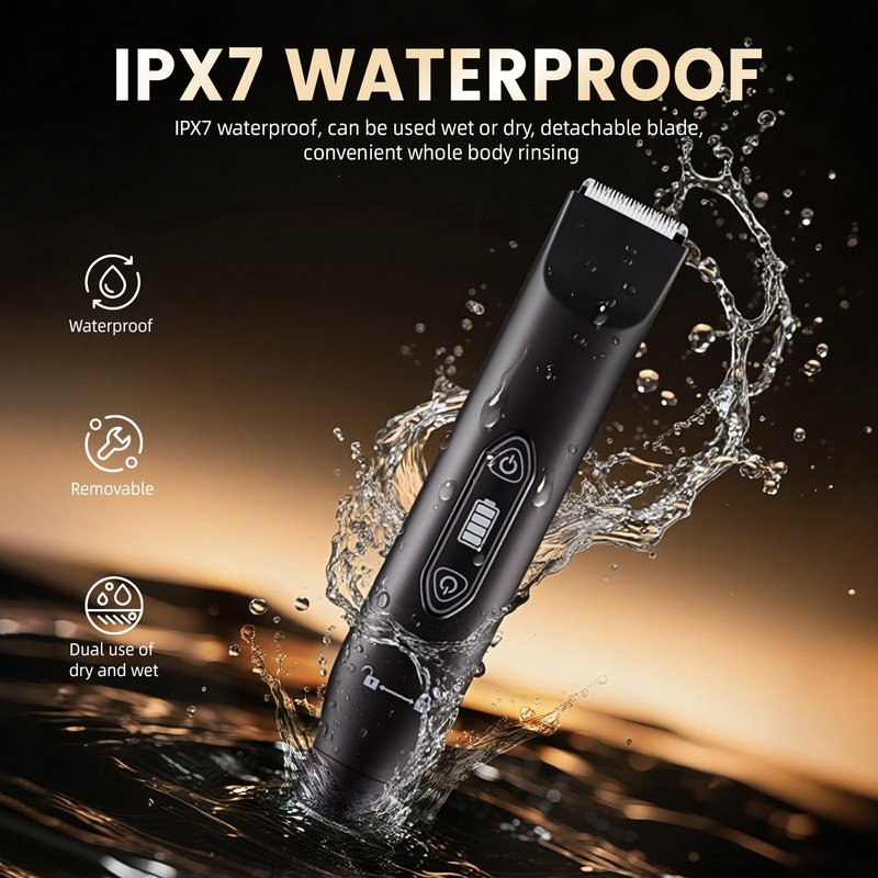 Manmade Trimmer for Men, Manmade 3-in-1 Trimmer, Waterproof and Easy Clean, Prevents Nicks, Cuts & Bumps, Built for Sensitive Areas