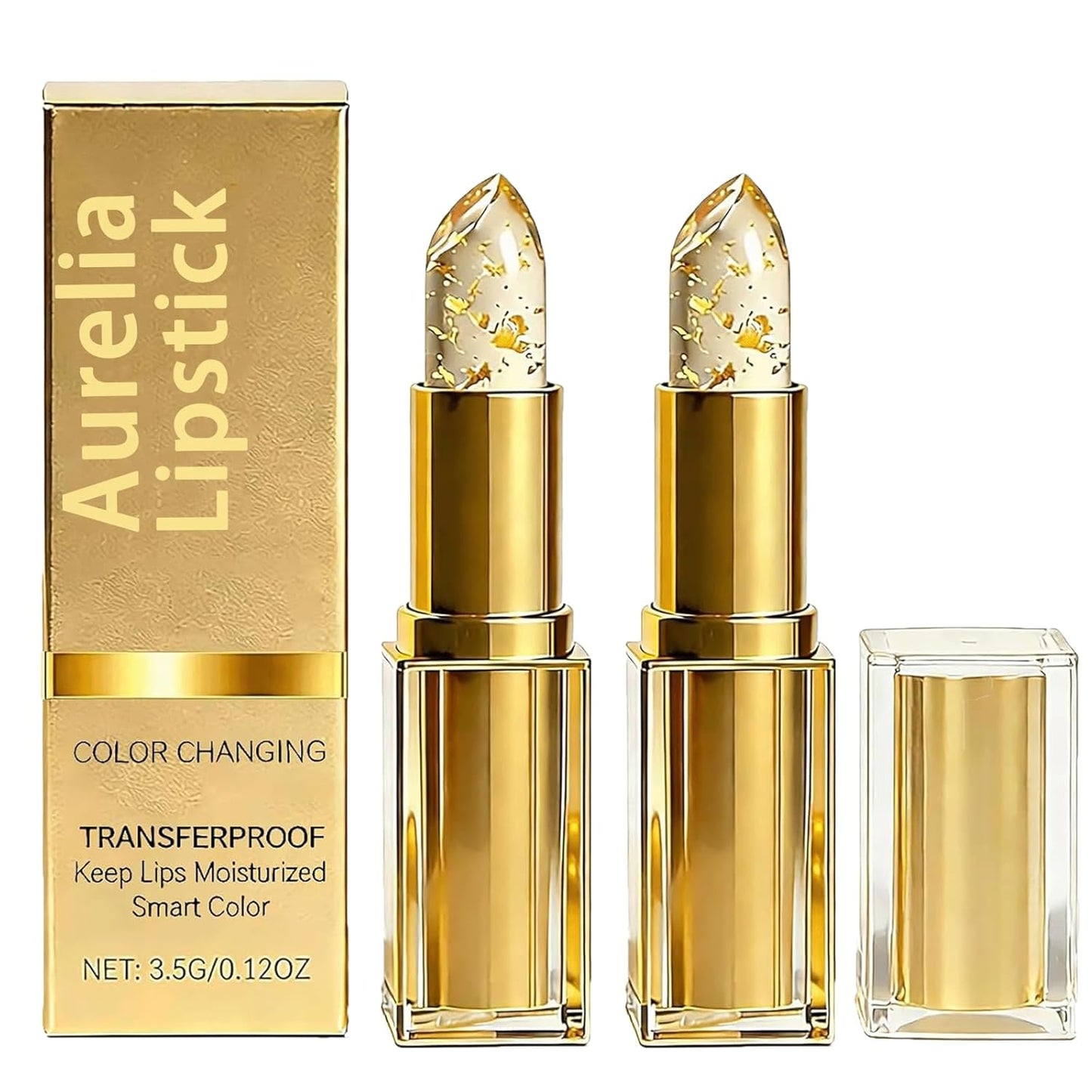 Aurelia Color Changing Lipstick - Long-Lasting Hydration & Nourishing Formula for Mature Skin | 1 Piece