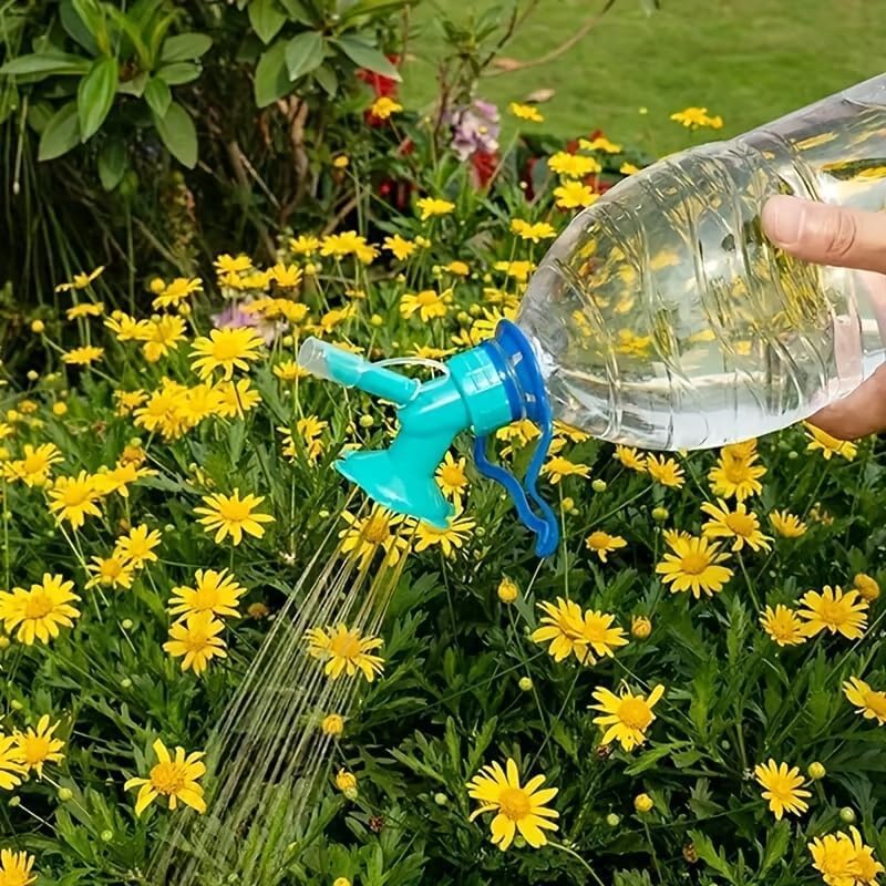 Dual Head Bottle Watering Sprinkler - 2-in-1 Nozzle Sprayer for Seedlings, Indoor Plants & Garden Pots