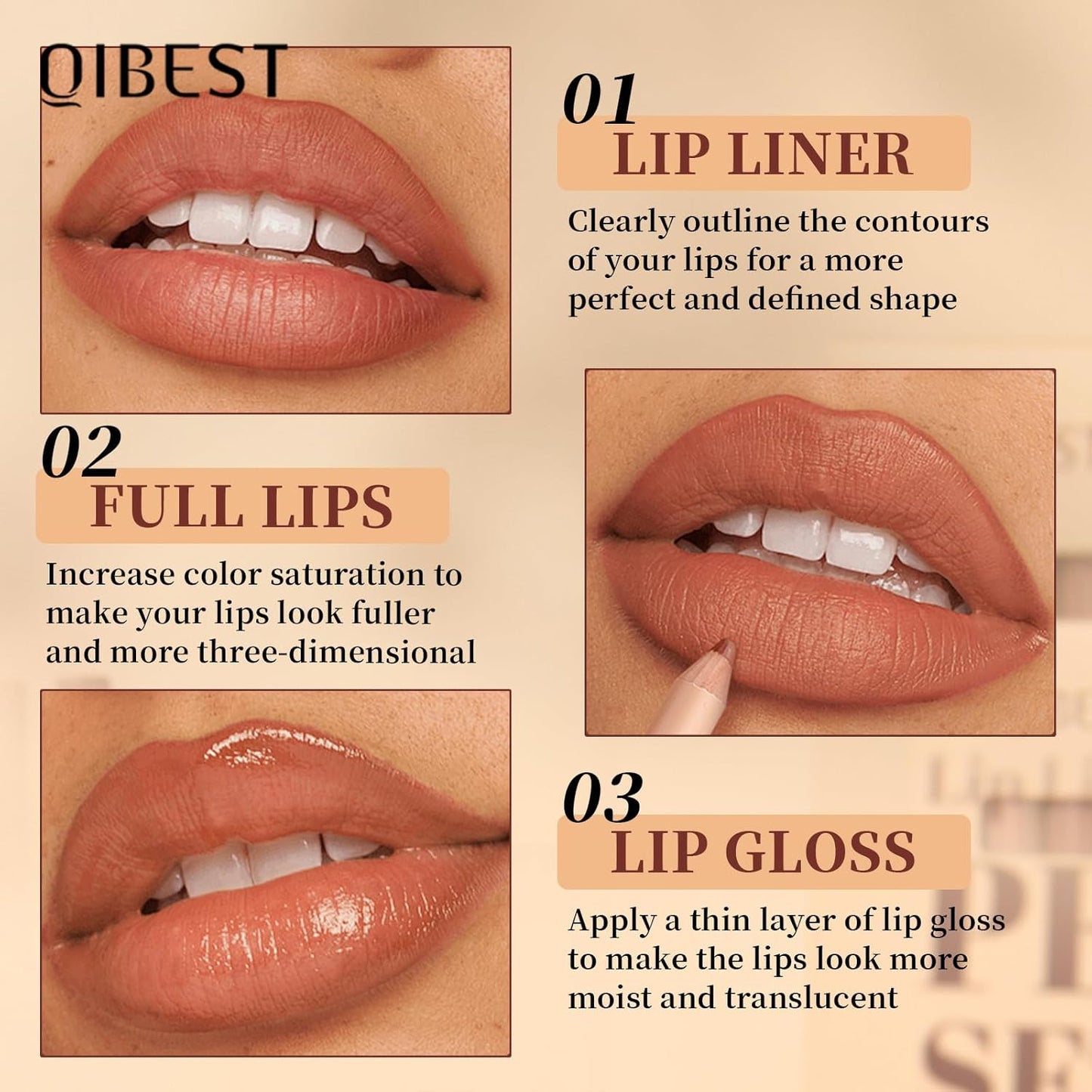 Matte Lip Liner Set - 12 High Pigmented Creamy Pencils | Long Lasting Waterproof Makeup for Women