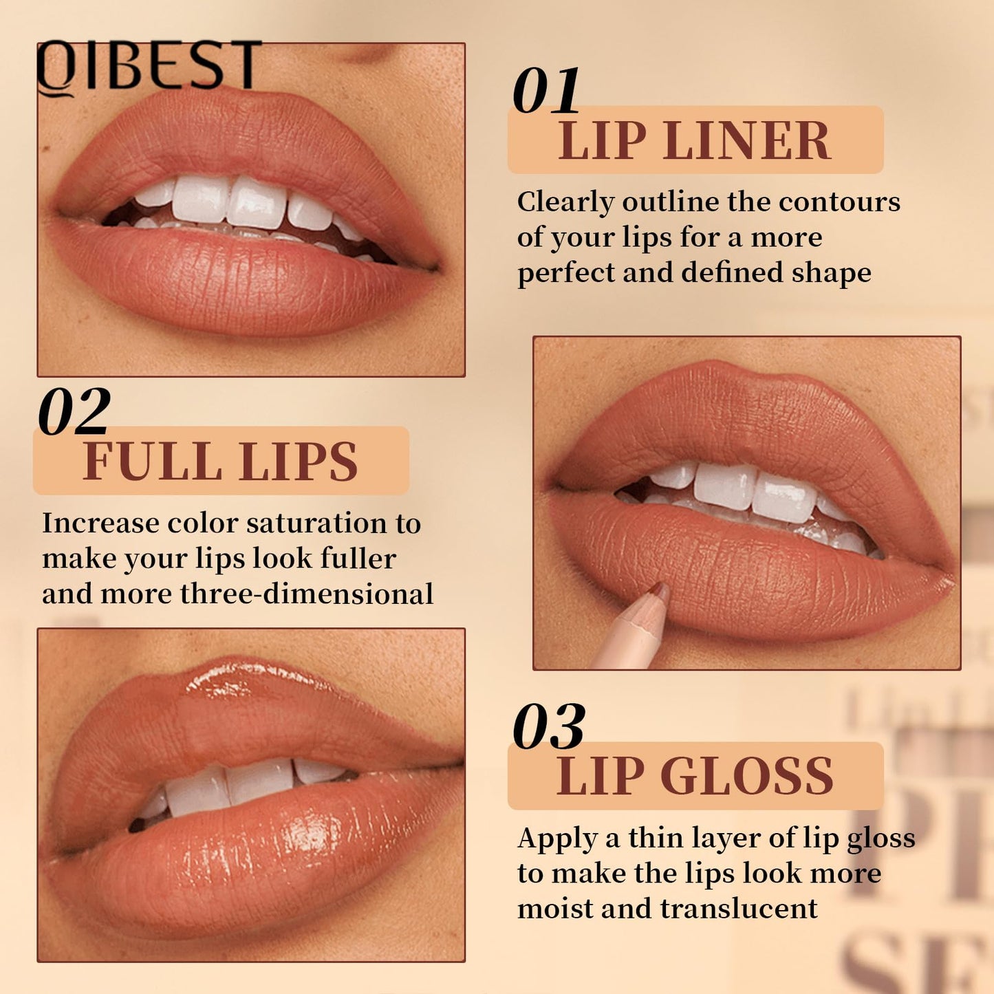 Gireatick 12 Colors Matte Lip Liner Set, High Pigmented Creamy Lipliners Pencil, Long Lasting Waterproof Non-fading Lip Makeup for Women