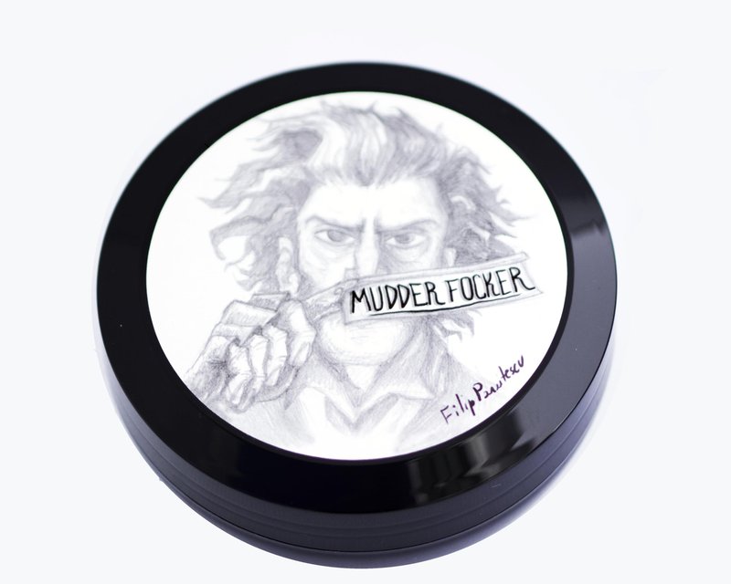 RazoRock Mudder Focker Italian Shaving Soap for Shaving - Grey - Bergamot, Jasmine & Sandalwood, 150ml / 5 oz - Pack of 1
