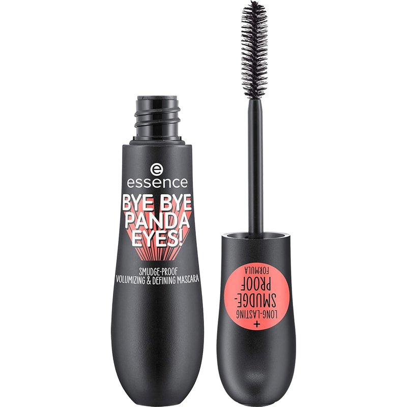 Essence Bye Bye Panda Eyes Tubing Mascara - Smudge-Proof, Volumizing Definition | Vegan & Cruelty-Free