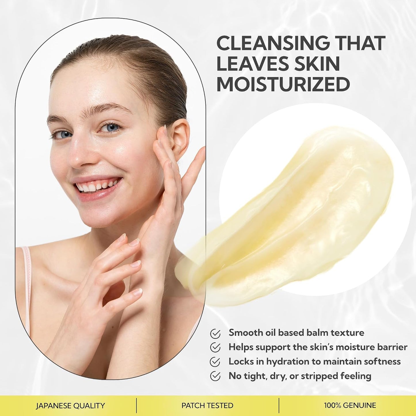 Cleansing Balm Makeup Remover - Smooth Formula for Gentle Cleansing | 2.64oz (75g)
