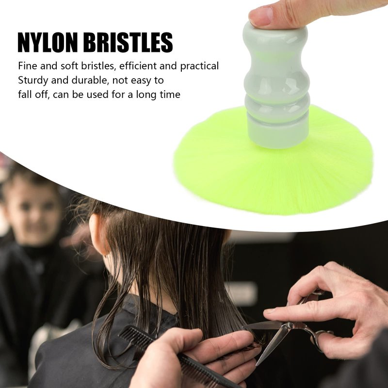 Neck Duster Brush Barber Hairdressing Hair Cutting Cleaning Brush Soft Nylon Brush Hair