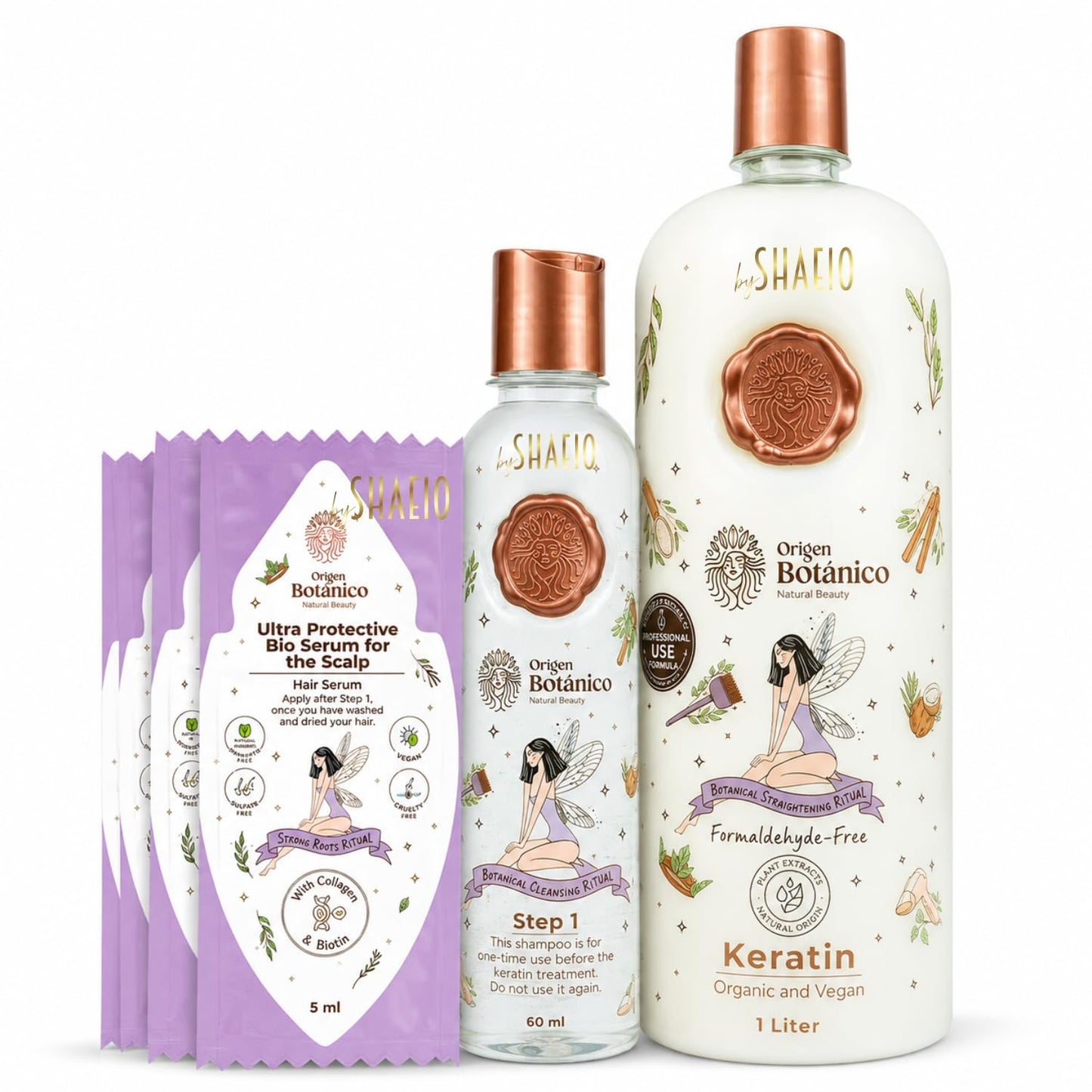 RItual Botanico Keratin Hair Treatment - Keratina Para Alisar El Pelo | Origen Botanico Hair Relaxer | Brillo Sedocidad y Nutrición Frizz Control | Keratina 1000ML/ 33,8 fl oz - 1 LITRO
