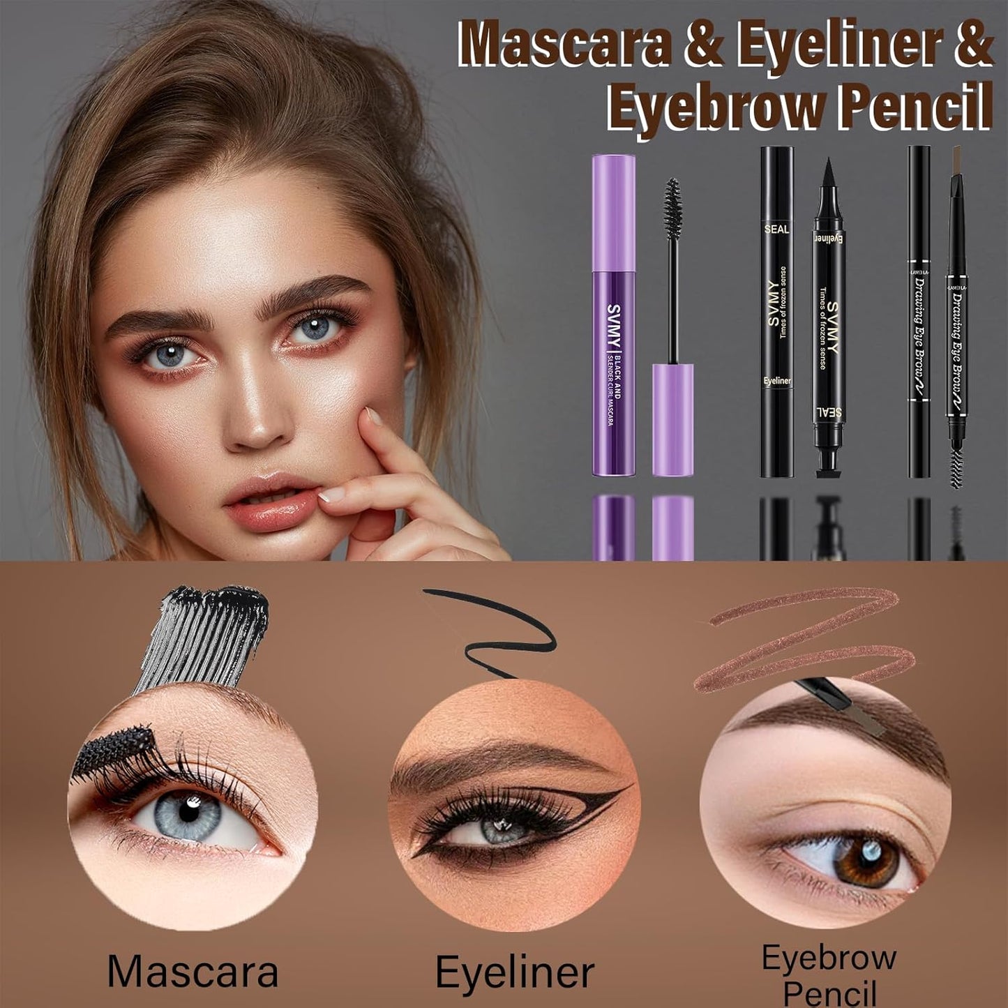 Makeup Set for Women | Complete Beginner Makeup Kit with Eyeshadow Palette & Essential Tools