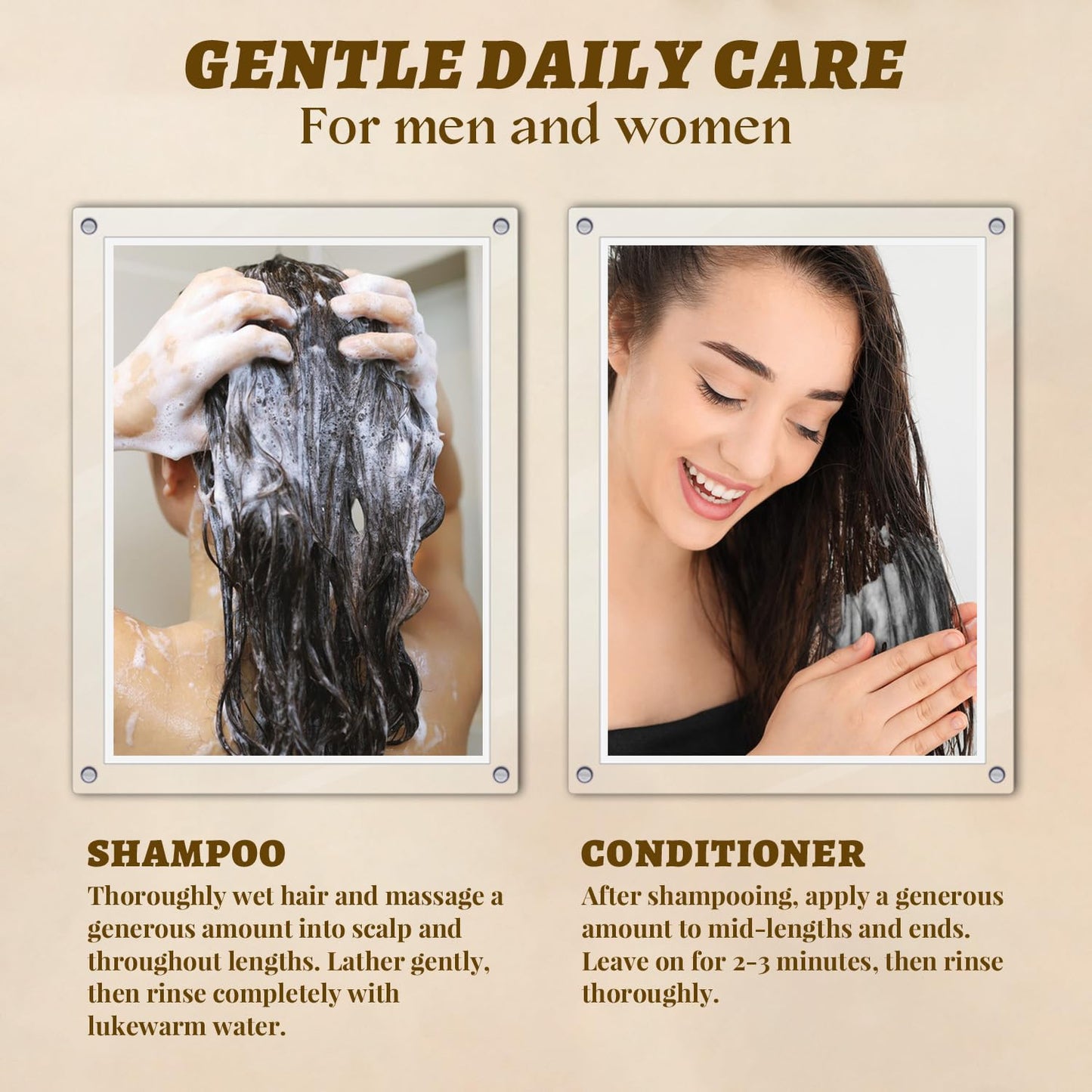 Batana Oil Shampoo and Conditioner Set for Hair Growth & Thickening