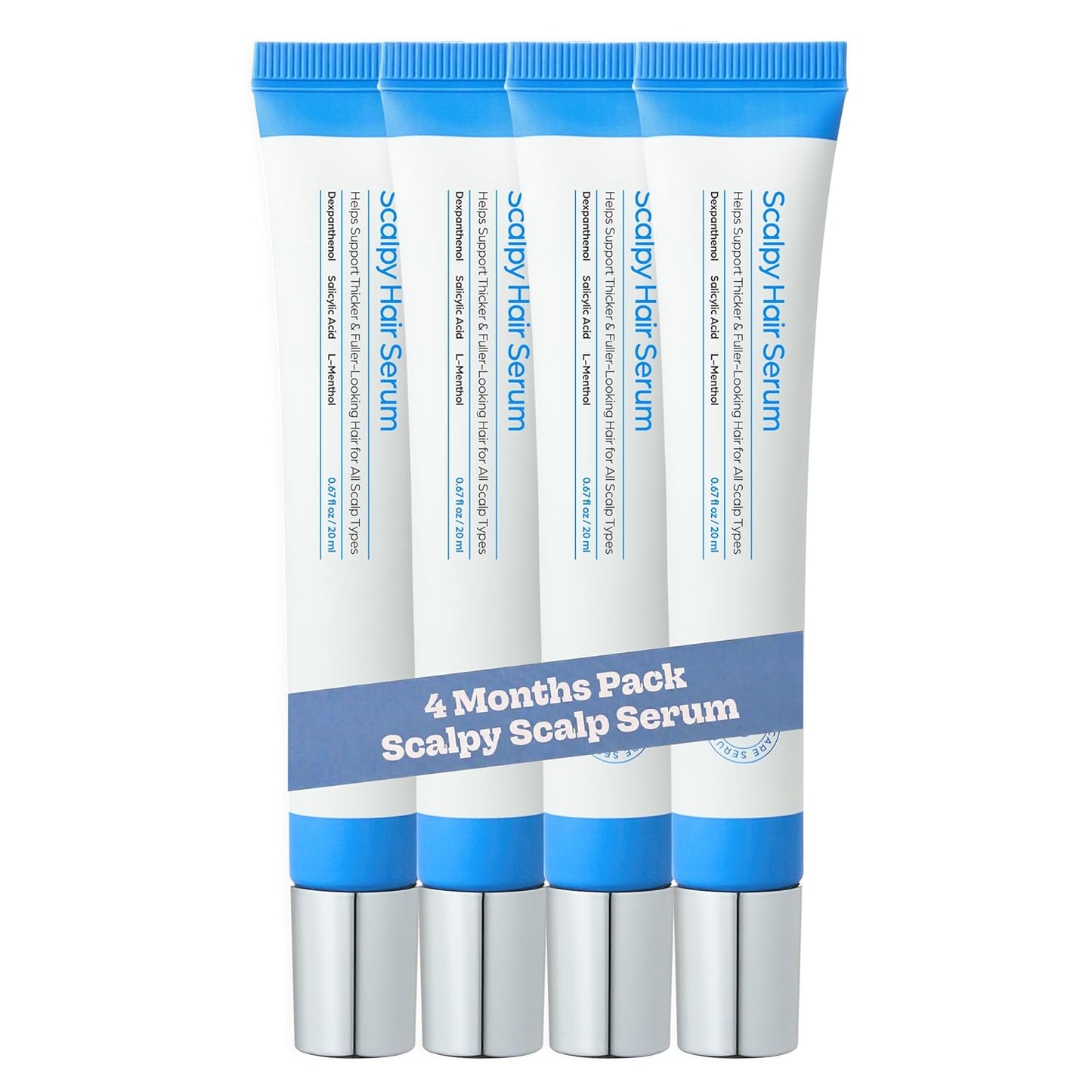 Seapuri Hair Growth Serum for Thinning Hair - Korean Scalp Treatment with Salicylic Acid & Menthol | Supports Density & Thickness