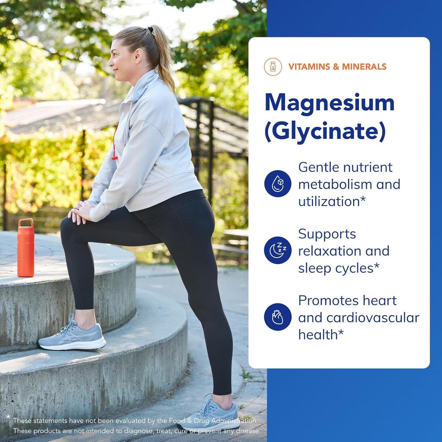 Magnesium Glycinate Supplement - Support Stress Relief, Sleep & Heart Health | 90 Capsules