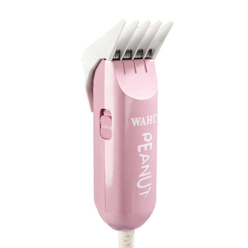 Wahl Professional Peanut Clipper/Trimmer #8655-1301, Pink – Great On-the-Go Trimmer for Barbers and Stylists – Powerful Rotary Motor