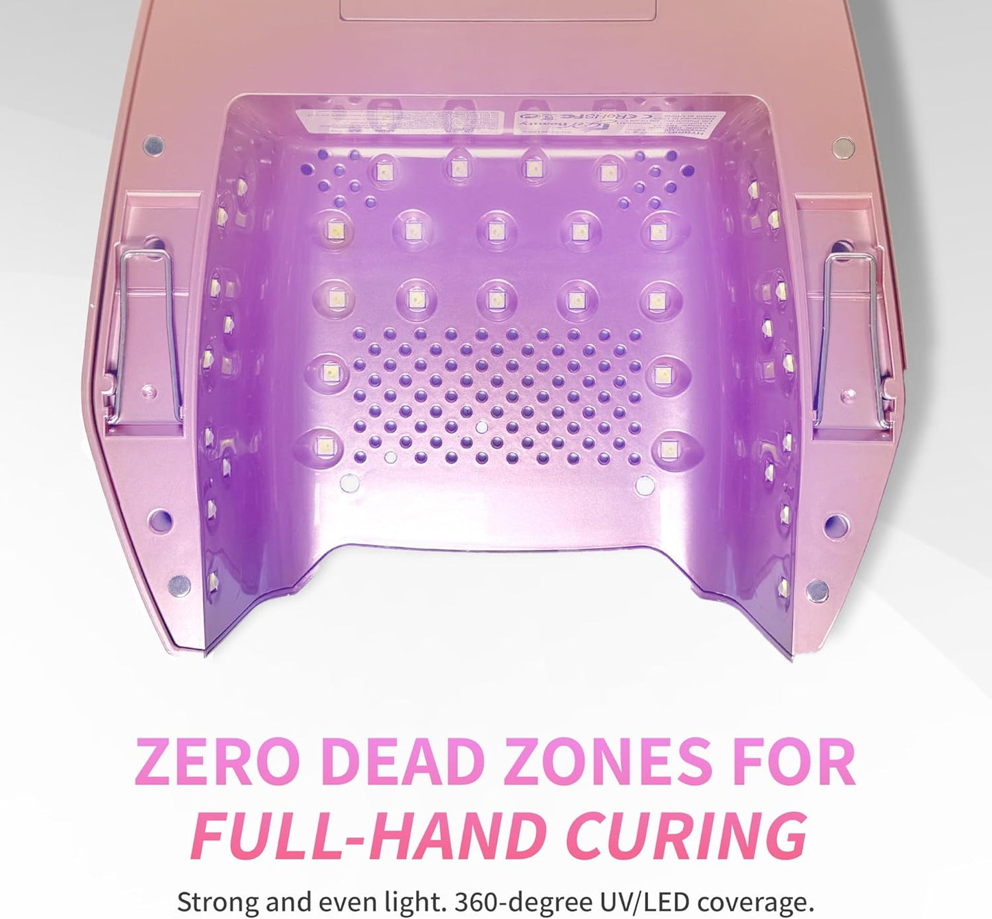 iGel Beauty Hybrid PRO 2.0 UV/LED Nail Lamp - 48W Wireless Rechargeable Nail Dryer with Smart Motion Sensor & Removable Tray | Cordless Gel Curing for Manicure & Pedicure
