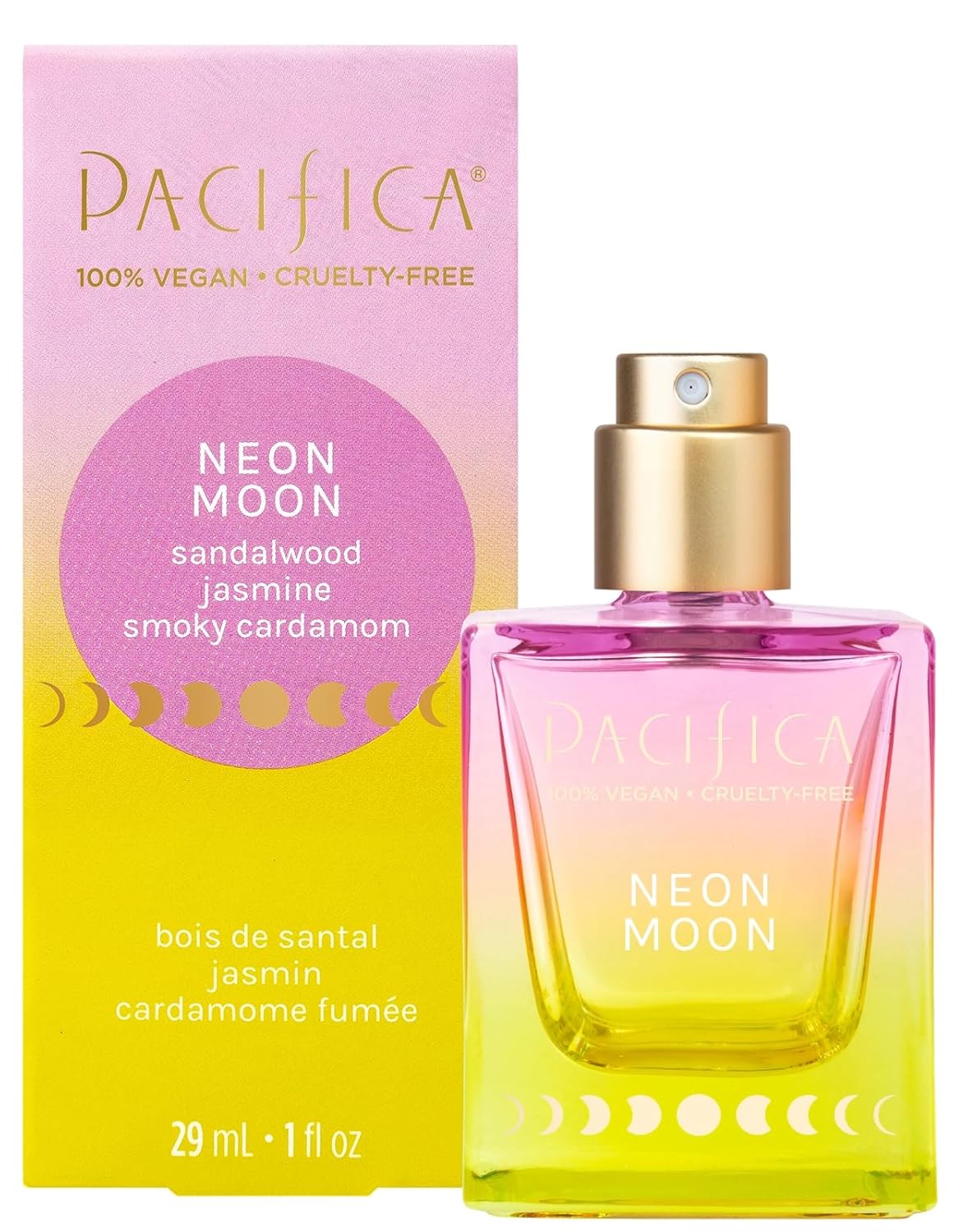 Pacifica Indian Coconut Nectar Perfume Spray - Tropical Vanilla & Coconut Fragrance | Vegan, Non-Toxic, Long-Lasting