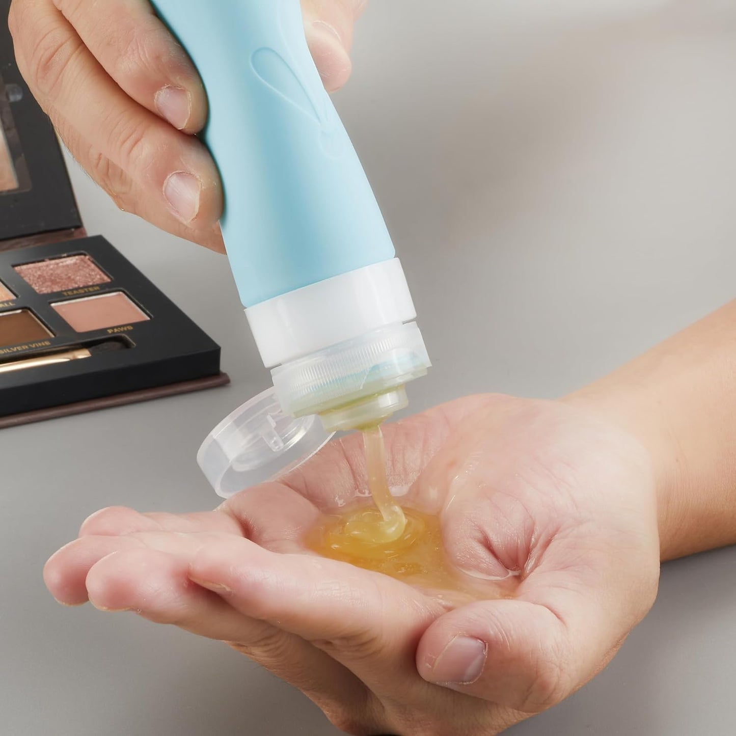 Travel Bottles for Toiletries - TSA Approved 3oz Silicone Squeezable Tubes | BPA Free Leak Proof Travel Essentials
