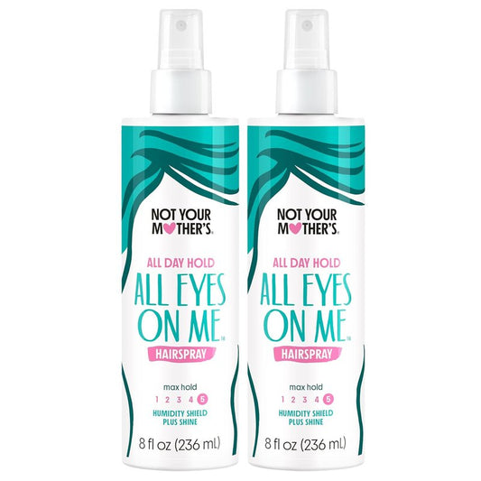 All Eyes On Me Hairspray - Strong Hold, Soft Styles - Humidity Shield | 2-Pack, 8 fl oz