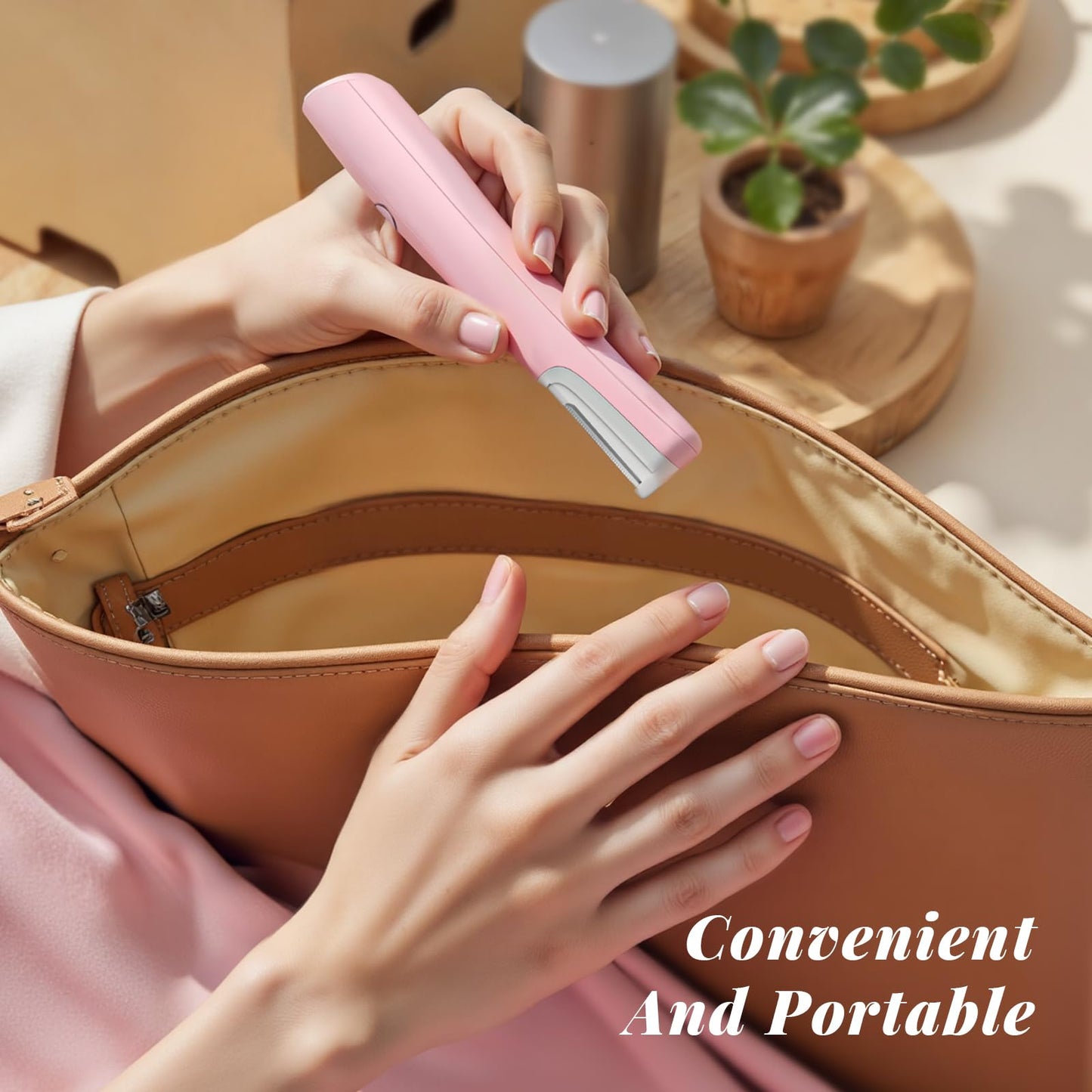 Galtxen Sonic Dermaplaning Tool for Women, Rechargeable Face Dermaplane Razor Sonic Edge Technology for Facial Hair, Exfoliating and Peach Fuzz, 10 Refill Blades Pink