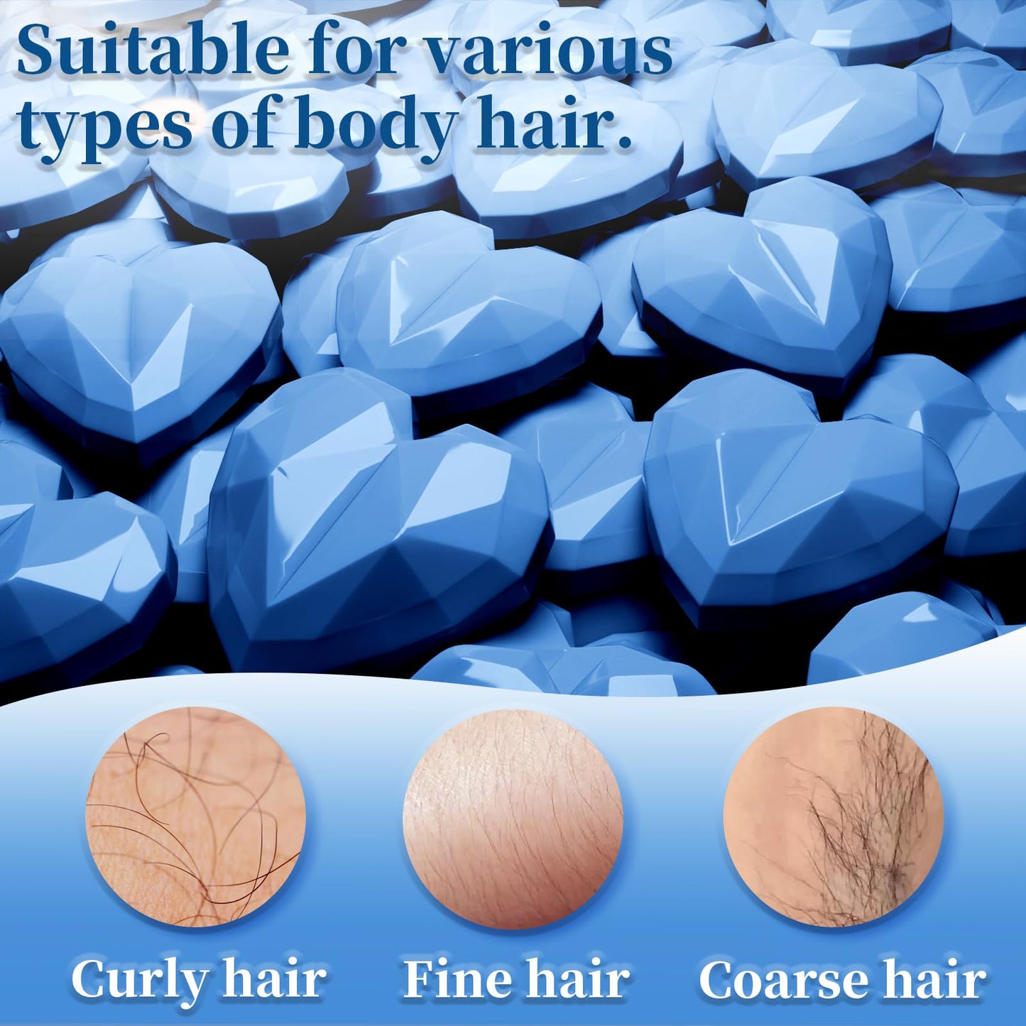Chulan Hard Wax Beads, 1000g Heart Wax Beans for Sensitive Skin, Hypoallergenic Unscented Waxing Beads for Coarse Hair Removal, Body, Brazilian Waxing, Facial, Bikini, Legs, Armpits Women Home Pink