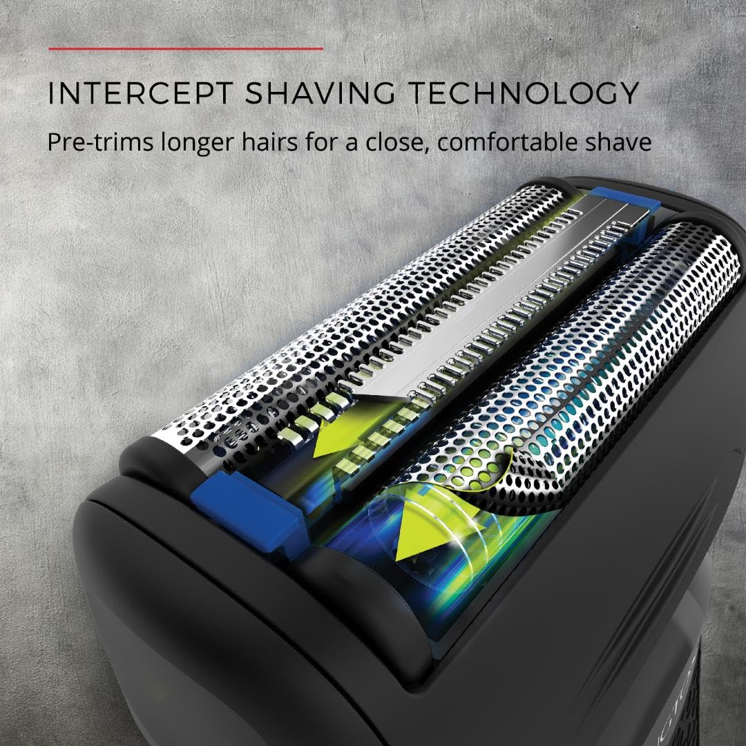 Remington Comfort Series Foil Shaver for Men, Electric Shaver, Pop-up Trimmer, Blue, PF7400E