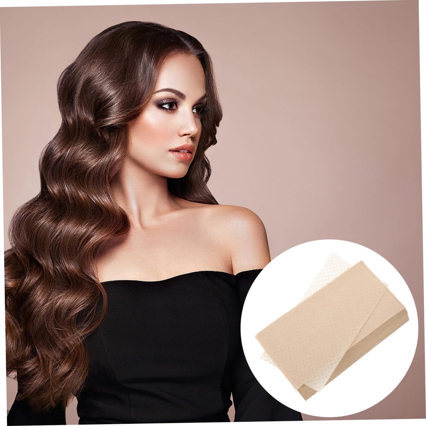 HONMEET 500Pcs Disposable Salon Perm Papers 4.13X2.75In Hair Perm Paper Wraps for Curling Perming Hair Styling Tools for Barber and Home Diy Hairdresser Supplies