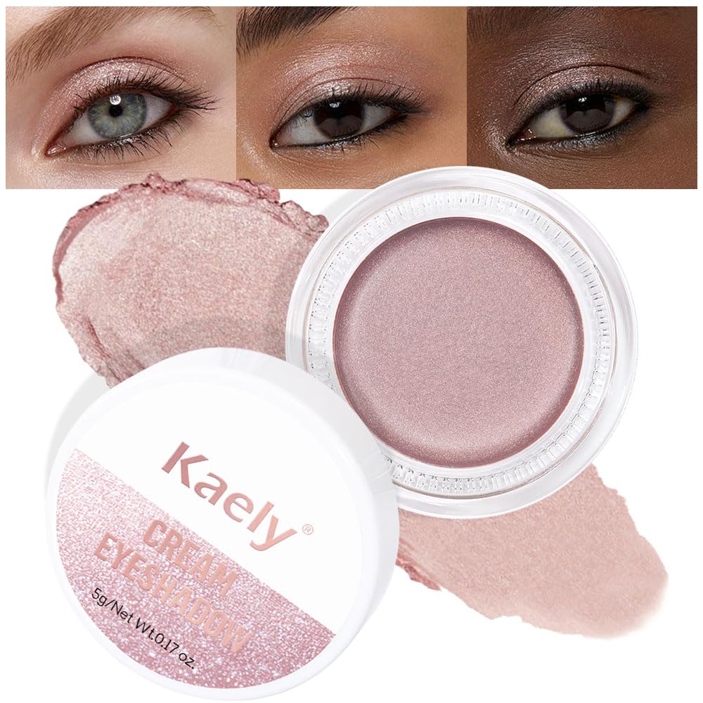 Matte Cream Eye Shadow Palette - Highly Pigmented Monochrome Colors | Waterproof & Blendable for Mature Skin
