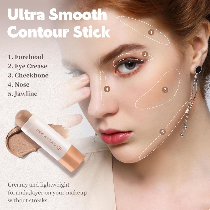 Color Nymph Makeup Kit for Teens - Complete Beginner Set with Lip Gloss, Blush, Contour Stick & Brush | Vegan & Cruelty-Free