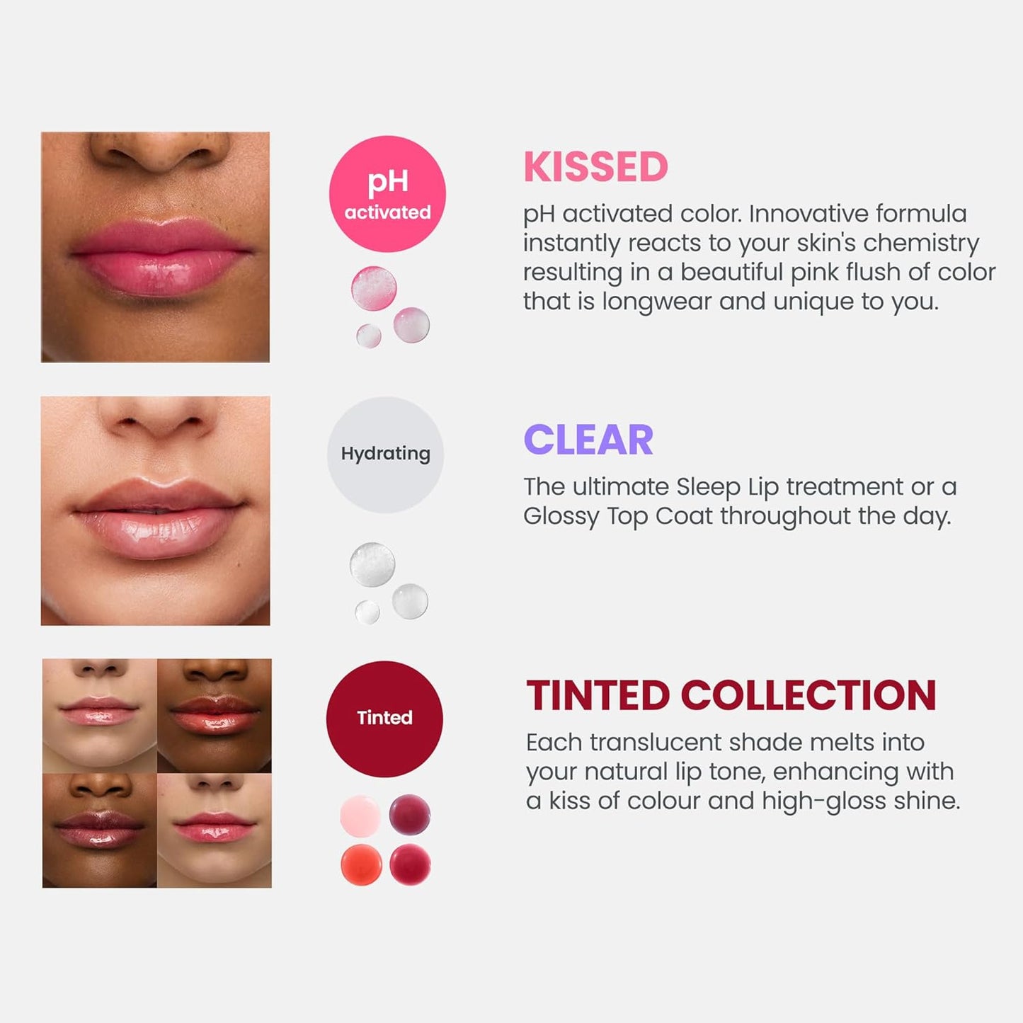 Wonderskin Tinted Lip Oil Rehab Serum - Hydrating, Non-Sticky Deep Red Tint for Dry Lips | 0.5 oz