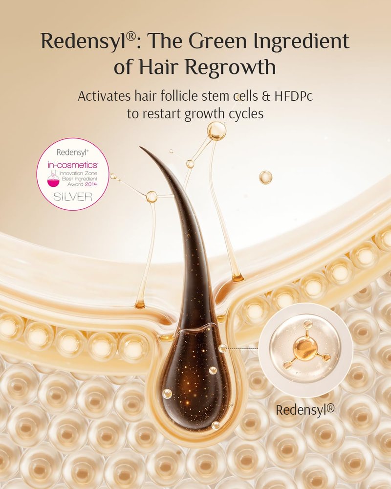 Hair Growth Serum for Women - 3% Redensyl Japanese Treatment for Thinning Hair | Scalp Care, 60ml