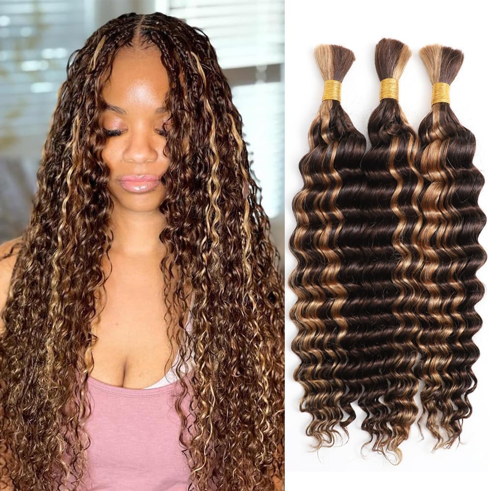 Dreadlock Extensions - 100% Human Hair, Handmade Permanent Locs | 30 Strands, 4 Inch, Can Be Dyed & Curled