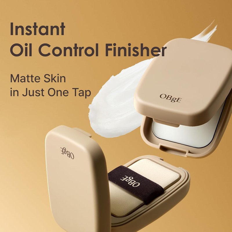 Oil Control Finisher - Bouncy Jelly Texture Sebum Control Powder | Matte Face Powder for Oily Skin, Translucent, 0.17 oz