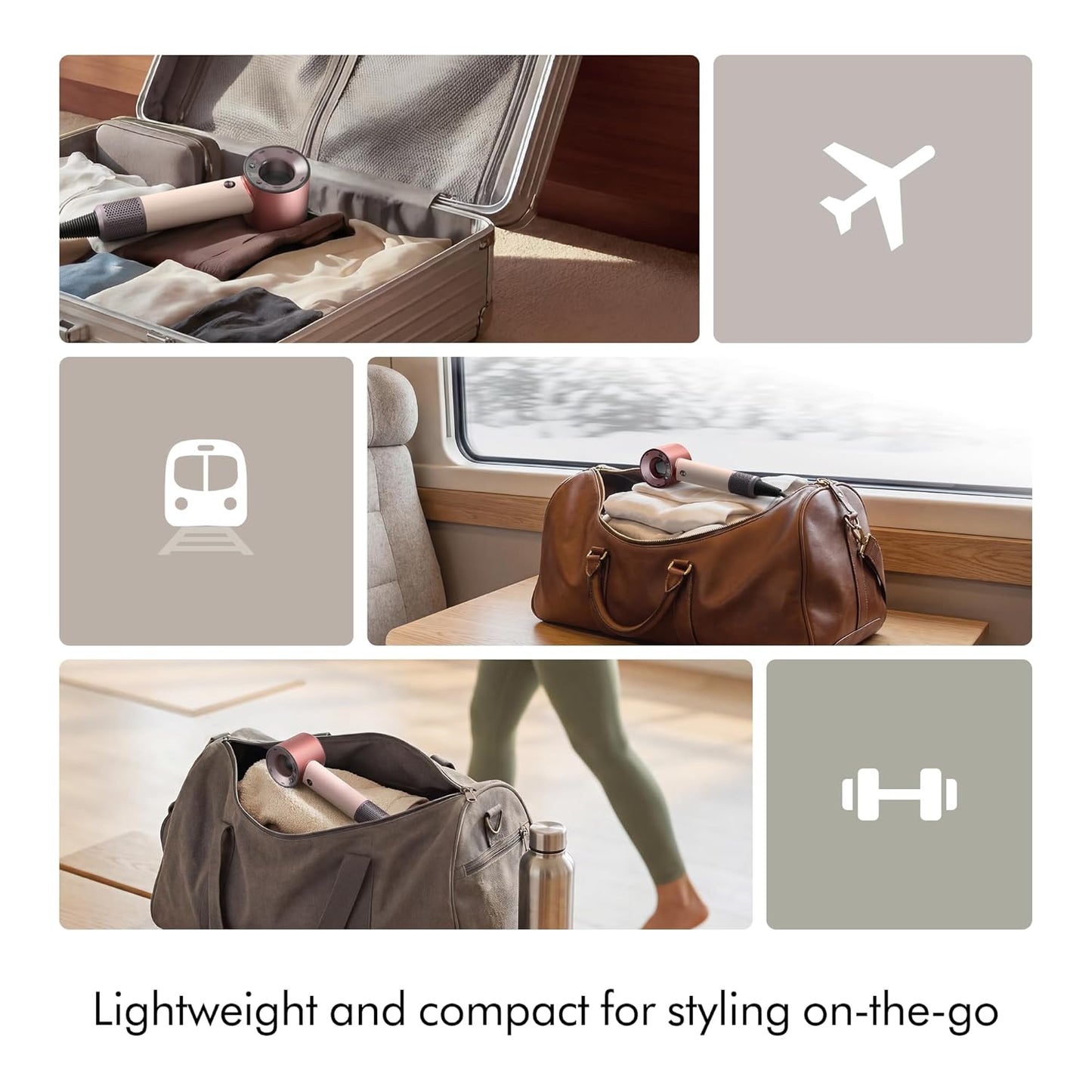 Dyson Supersonic Travel Hair Dryer - Lightweight & Compact Design | Perfect for On-the-Go Styling