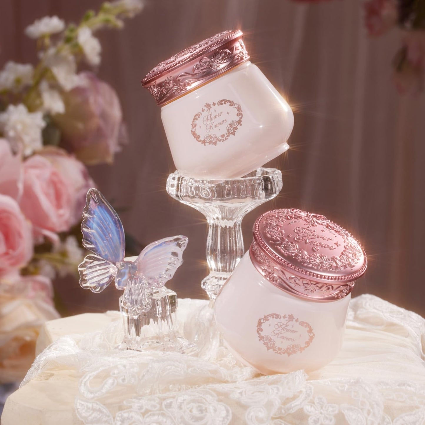 Flower Knows Midsummer Fairytales Makeup Cleansing Balm,Waterproof Makeup Remover & Oil Based Facial Cleanser to Nourish & Hydrate with Scoop,for All Skin Types(3.72 fl.oz./110 ml)