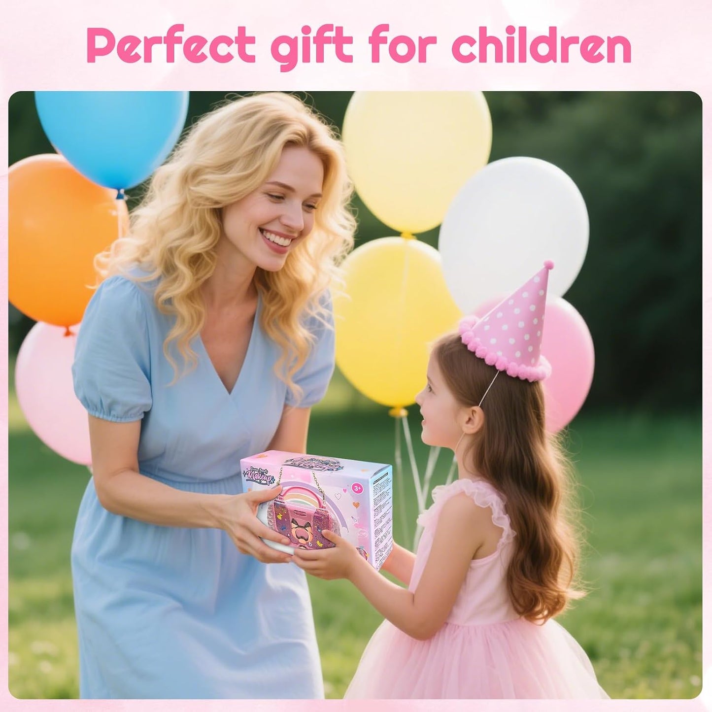 Kids Makeup Kit for Girls 5-12 | Real Washable Makeup Set - Perfect Birthday & Christmas Gift