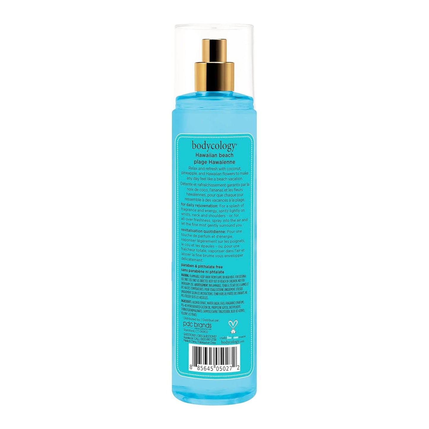 Long-Lasting Hawaiian Beach Body Mist - 8 Fl Oz | Refreshing Fragrance
