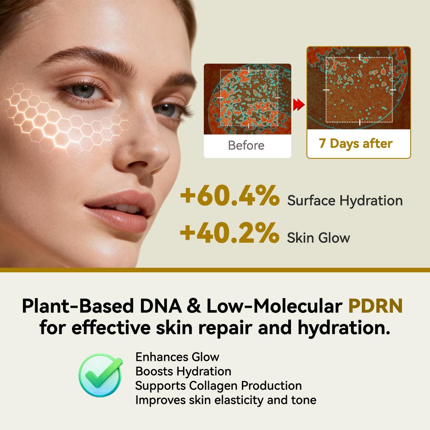 PDRN Under Eye Patches, 25 Pairs Retinol & Caffeine Eye Mask, Collagen Hydrating Eye Pads for Dark Circles, Puffy Eyes & Wrinkles – Eye Treatment Skincare Gift for Men & Women