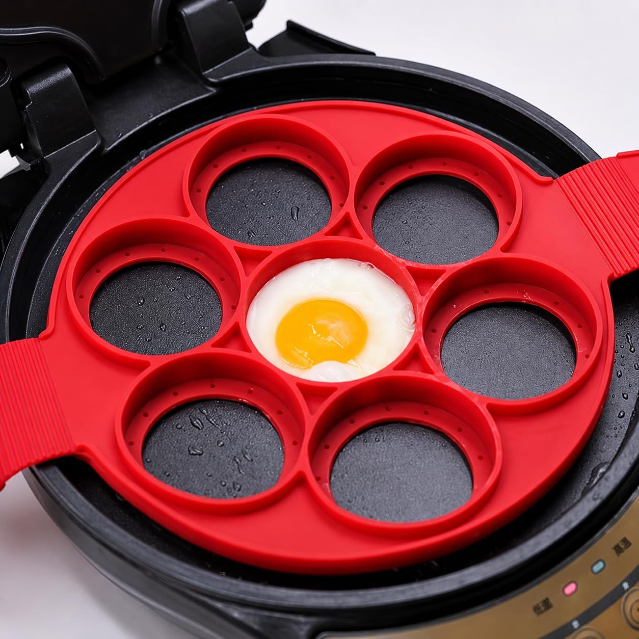 Silicone Egg Ring Pancake Mold - Nonstick Reusable Breakfast Cooking Tool | Perfect for Eggs, Pancakes, Omelets