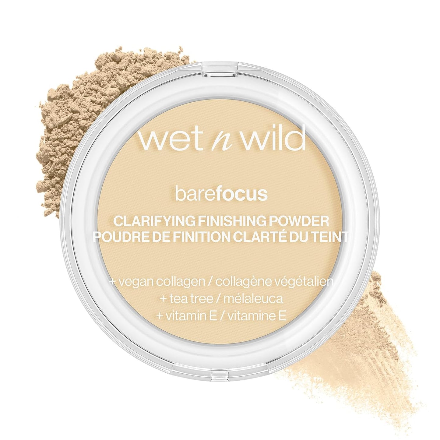 Bare Focus Clarifying Finishing Powder - Matte Pressed Setting Powder | Fair-Light Shade