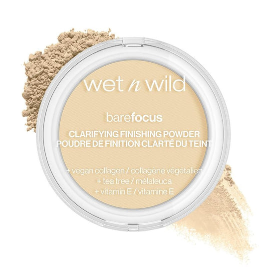 Bare Focus Clarifying Finishing Powder - Matte Pressed Setting Powder | Fair-Light Shade