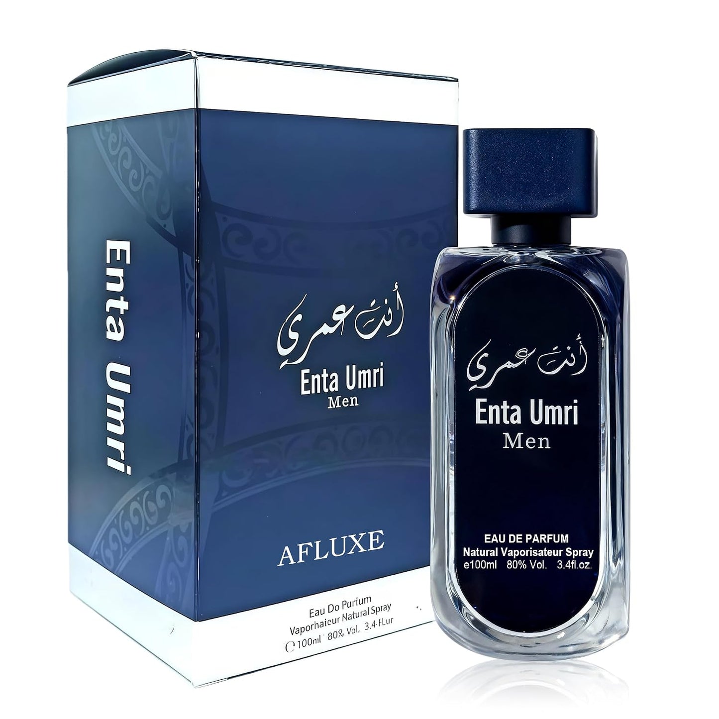 AFLUXE AVENTO UOMO Cologne for Men - Long-Lasting Woody Fresh Scent | 100ml Eau de Toilette Gift Set